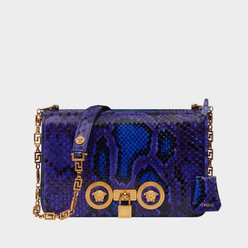 ISO VERSACE PYTHON SHOULDER BAG